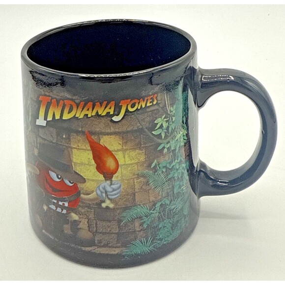 Red M & M  Indiana Jones Temple of Doom Coffee/Tea Mug/Cup 12 Oz  2008 - Picture 1 of 16